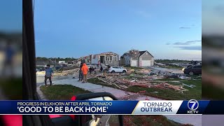 Good to be back home Progress in Elkhorn after April tornado [upl. by Slerahc]