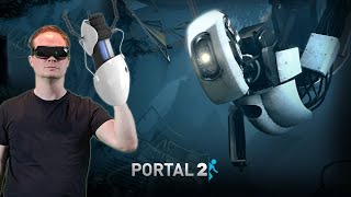 OMG THIS IS AWESOME Portal 2 in VR Tutorial and gameplay [upl. by Rebbecca]