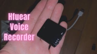 Hfuear Voice Recorder Review  Portable Digital Voice Recorder MP3 Recorder [upl. by Bay]