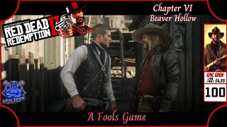 Red Dead Redemption 2 100  A Fools Game [upl. by Htebzil218]