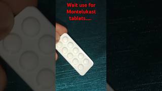 Montelukast sodium tabletsmontas L tablets useyoutubeshorts health mbbs aiims medicaldevice [upl. by Adnav]