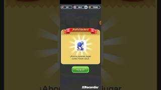 LANDER GAMER XSuper Mario Run YOSHI AZUL 🥹 [upl. by Yarvis]