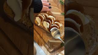 Pumpkin and vanilla toast 😊 would you try it cookingasmr cooking viralvideo [upl. by Dorion219]