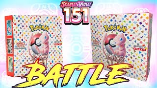 Looking for some awesome masterball reverses Pokemon 151 Box Battle [upl. by Saloma]