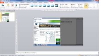 POWERPOINT  Comment insérer une capture décran [upl. by Oran]