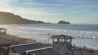 Tiempo de hoy a la tarde en la playa de Zarautz [upl. by Lletnohs]