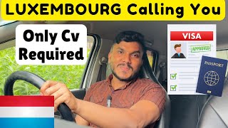 Luxembourg Restaurant amp Hotel Work Visa  Work Permit luxembourgworkvisa immigration europe [upl. by Annawd187]