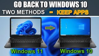 ✨Go Back to Windows 10 from Windows 11 No File Loss\Before amp After 10 Days⏩Two Metods [upl. by Warren300]