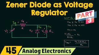 Zener Diode as Voltage Regulator Part 3 [upl. by Ahtelra476]