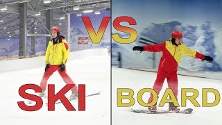 What is harder to learn Skiing vs Snowboarding [upl. by Ramona]