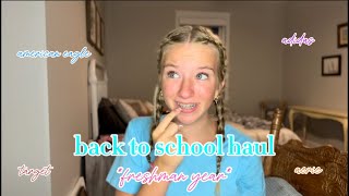 back to school haul 2024 freshman year [upl. by Raama385]