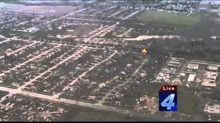 May 20 Moore Oklahoma Tornado Storm Path [upl. by Sherer]