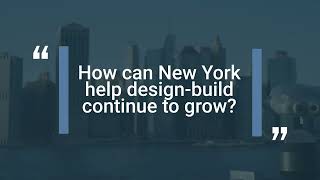 New York Citys Commitment to DesignBuild A Conversation with Tom Foley [upl. by Paulson598]