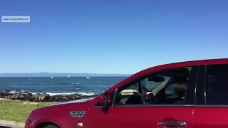 Scenic drive along Ocean View Blvd in Pacific Grove California [upl. by Kenwee]