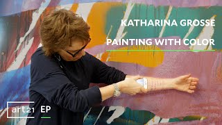 Katharina Grosse Painting with Color  Art21 quotExtended Playquot [upl. by Ahel831]