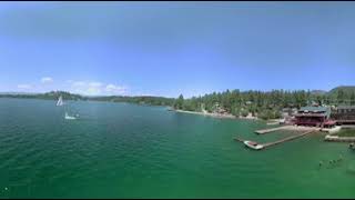 Flathead Lake Bigfork Montana 360 Warm Season [upl. by Shaver]