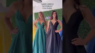 Same dress different coloursWhich is your favourite colour in maddie dress prom promdresses [upl. by Yurt886]