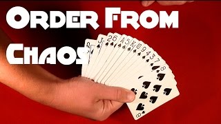 Great Card Trick  Order From Chaos [upl. by Yelda69]