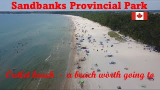 Sandbanks Provincial Park  Outlet beach a beach worth going to [upl. by Delmore487]