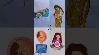 4 Deep Meaning Videos About Pregnancy timepart76 afreenartannimationvideoshortspregnencyart [upl. by Sukul]