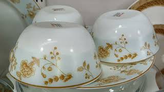 opalware Dinner set 90pcs ka hai price 9500 order number WhatsApp 9347285204 [upl. by Magnien11]