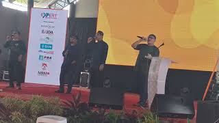 HIJJAZ  JANJI KHALIFAH versi RAPTAI EXPO PERDA  EXPERT 2024 LIVE PERFORMANCE [upl. by Amsirac]