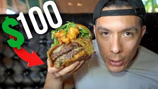 The Most Expensive Burger in Las Vegas at Slaters 5050 [upl. by Priscilla]