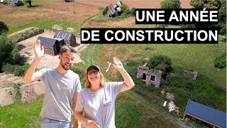 1 AN POUR CONSTRUIRE NOTRE MAISON DE RÊVE  TIMELAPSE [upl. by Netsyrc]