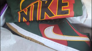 TOP 3 NIKE SB RELEASE THIS YEAR AND ITS SITTING Nike SB Dunk Low Fir amp Fire Red Review [upl. by Erlinna501]