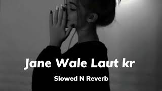 Jane Wale Laut Kar SlowedReverb  Lofi B Praak Payal Dev  Sad Song [upl. by Aissatan]