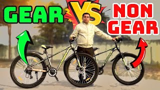 Gear vs Non Gear Cycle  Single Speed vs Gear Bicycle [upl. by Enileoj]