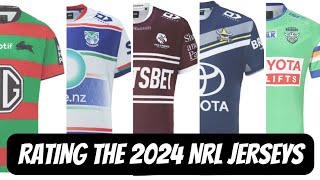 Rating The 2024 NRL Jerseys [upl. by Eilraep]