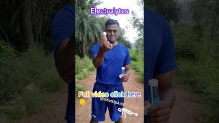 Lets know about quotElectrolytesquot weightloss cardio electrolyte fitness running [upl. by Burroughs269]