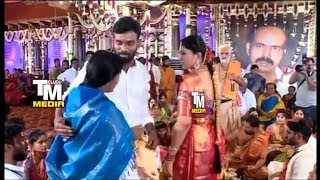 నేను ఉన్నాను అమ్మ Paritala Sunitha And Sriram Emotional At Snehalatha Marriage [upl. by Toolis451]