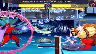 XMen  children of the atom Boss Hack  Ketamina Damacy vs Banished Ronin [upl. by Akcemat721]