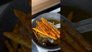 💢💥Quick and easy Crispy Banana fries 😋😋😋  Tasty and yummy 🤩 shorts trendingnow frenchfries [upl. by Mauretta]