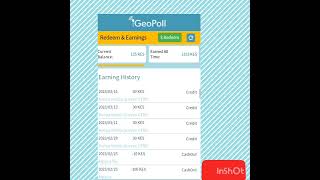 Earn Money On Geopoll  How To Redeem Rewards [upl. by Atekehs]