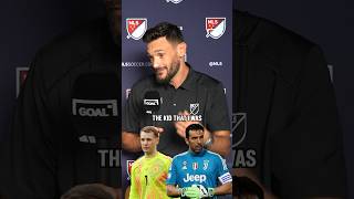 Hugo Lloris Picks Between The Best Goalies In Football History 👀 football soccer premierleague [upl. by Lenhard]