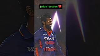 Wait for jaddu reaction ❤️❤️cricketreels shorts viralshort [upl. by Ivers]