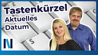 Office Tipp Aktuelles Datum einfügen als Tastenkürzel Beispiel mit Word und Excel [upl. by Wyly]