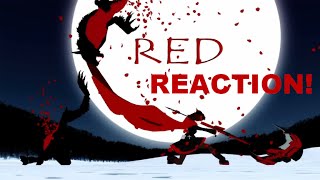 RWBY  Red Trailer  REACTION [upl. by Weylin]