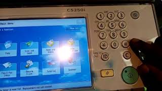 Clearing error codes on Canon c503050315035 [upl. by Yuhas966]