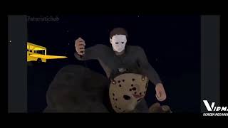 Jason vs Michael Myers Ft baldi sonic Halloween movie [upl. by Doy580]