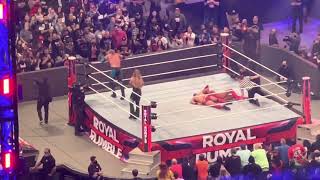 Edge amp Beth Phoenix defeating The Miz amp Maryse at WWE Royal Rumble 2022 [upl. by Yrakaz]