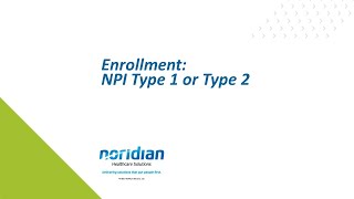 Enrollment NPI Type 1 or Type 2 [upl. by Naihtniroc]