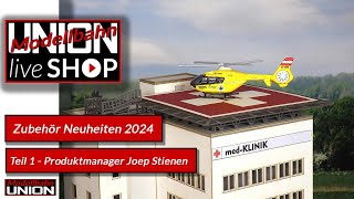 LIVE Modellbahn Union  Zubehörneuheiten 2024 Teil 1 mit Joep Stienen [upl. by Airbma]