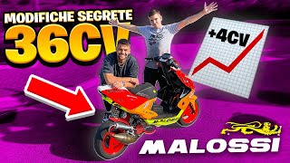 AEROX MALOSSI 94CC STRAVOLTO COMPLETAMENTE 🏆 VA IL DOPPIO 😱 [upl. by Hareehahs348]