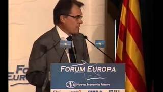 Fórum Europa con Artur Mas [upl. by Mercie]