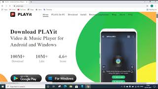 How to Download playit app for windows  2021  playit app for laptop and PC [upl. by Ynafets]