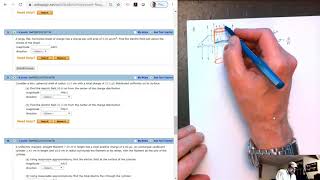 Solution to Serway and Jewetts Chapter 24 Problem 27 on Gauss Law [upl. by Eiliak]